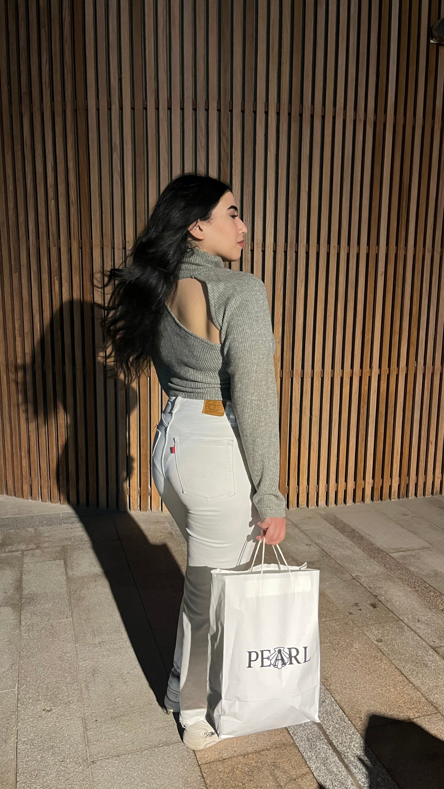 Ribbed Cut-Out Top